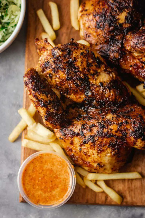 Halve gegrilde kip-نصف فرخة مشوية