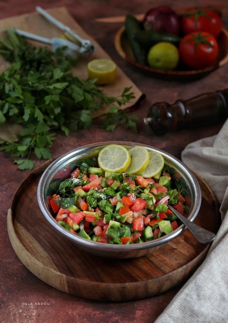 Egyptische Groene Salade - سلطة خضراء